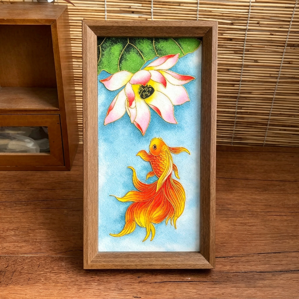 DIY Cloisonné Kit – Koi Fish & Lotus