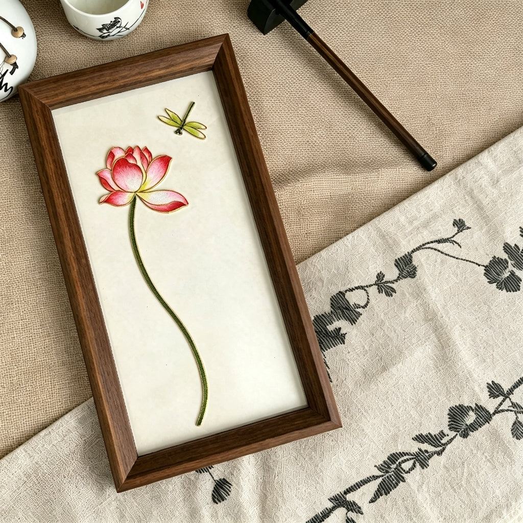 DIY Cloisonné Kit – Delicate Lotus & Dragonfly